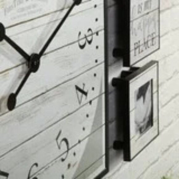 NEW Firstime Clock Shiplap Gallery Set - Picture 3 of 6